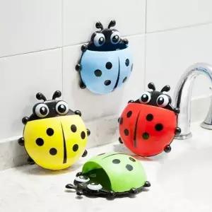 무당벌레 칫솔꽂이다용도 욕실홀더 걸이 거치대 치약