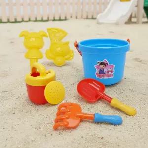 콩순이 모래놀이 장난감세트 바구니 바스켓 모양틀 찍기틀 몰드 삽 갈퀴 도구 놀이터 바닷가