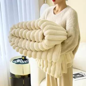 극세사 소형담요 겨울 블랭킷 쇼파 실내용 LmV