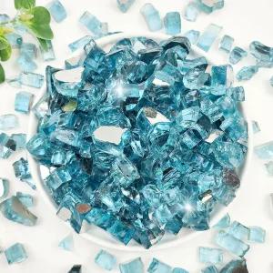 프로판 파이어 피트용 YIM 글래스 피트 테이블용 1/2인치 고반사 벽난로 유리 암석 야외 테이블 및 조경용