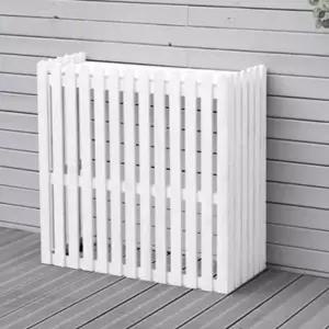 실외기 가림막 선반 커버 나무 덮개 에어컨 화분 펜스