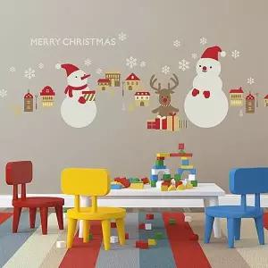 포인트스티커 스티커 유리창 크리스마스 디자인스티커