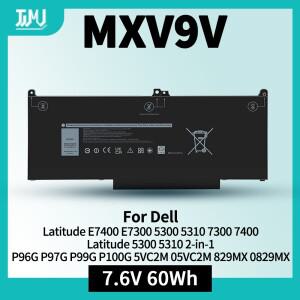 60Wh MXV9V 노트북 배터리 교체 Dell Lavity E7400 5300 2-in-1 P96G P100G 5VC2M 829MX