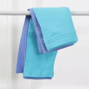 여름과 잘어울리는 시원한 블루톤 어린이 레깅스 kfN2+6cry