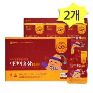 면역력 키즈홍삼 개 홍삼 종근당 체력 어린이 튼튼업 600ml x 6년근