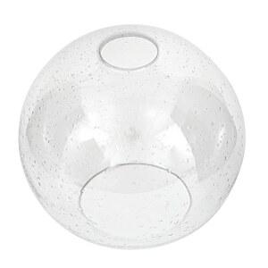 조명 기구용 Euzhilumi 유리 램프 그늘막 교체용 글로브, 1-5/8인치 핏터, 직경 7.1인치, 높이 6.3인치, 투명 시드 버블 효과 커버