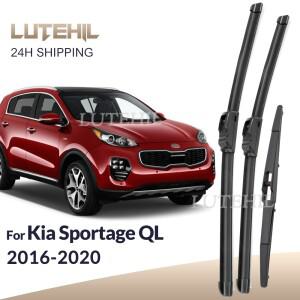 Kia Sportage QL 2016-2020 2017 와이퍼 전면 및 후면 블레이드 앞 유리 창 브러쉬 26 + 16 + 11