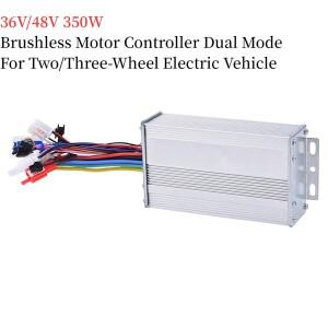 36V/48V 350W 모스 전기 자전거 브러시리스 모터 컨트롤러 듀얼 모드 2/3륜 전동 스쿠터 부품