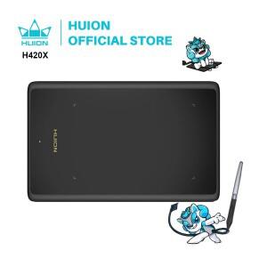 HUION 디지털 드로잉 그래픽 태블릿 무배터리 펜 포함 PW100 8192 L H420X