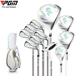 여성 4/11pcs 골프 클럽 세트 골프 가방 탄소 스테인레스 스틸 철 나무 드라이버 초보자 훈련 LTG014