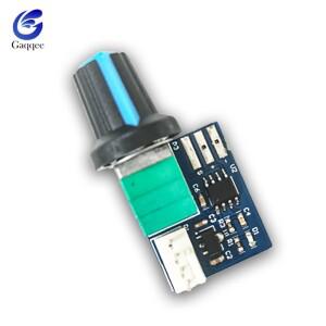 팬속도 Pwm 컨트롤러를 조정하기 위한 회전식 전위차계가 있는 5-12V 단일 채널 컨트롤러25KHZ 간편한 설치