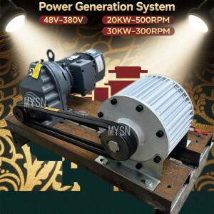 저RPM 10KW 영구자석 발전기 380V 48V  에너지 220v 모터 포함 자기 장치