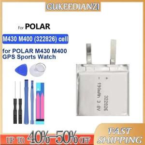 POLAR 스포츠 워치용 고용량 배터리 휴대용 GPS 190mAh-400mAh M600 V800 M430 M400