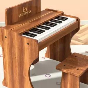 68 우드 초보자 소형피아노 전자 입문용 662(흰색)37건피아노 키보드