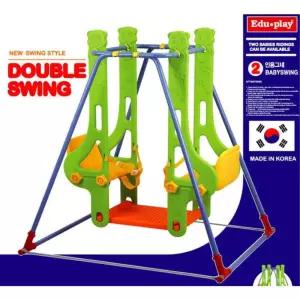 아기 2인용 그네 어린이집 실내 놀이방 돌선물 영아용