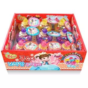 유치원 여아선물 콩순이 보석함 공기놀이9P 겨울방학 학원