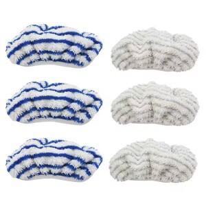 Rowenta Clean&Steam ZR호환용 극세사 천 패드 교체 6개 005801 클리너 액세서리 세척 및 재사호환용 가능