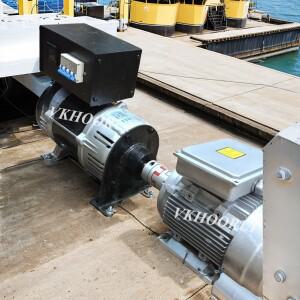 50KW 380V 영구 자석 발전기 세트 저속 회전 220V 내열 가정용 농장용 모터 포함 100KW