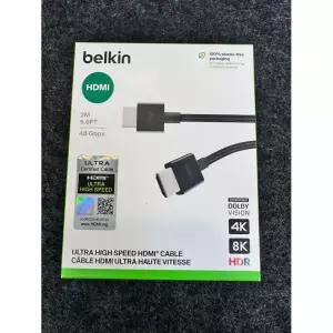 벨킨 UHD 고속 HDMI 2.1 케이블 2M 애플TV 호환 4K 120Hz 8K 60Hz HDR VRR AV10176bt2M