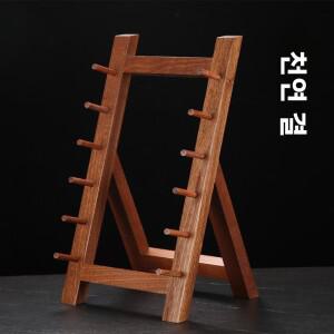 나무 칼꽂이 진열대 천연 주방호환 다호환용도 보관대 주방칼 및 도마호환용