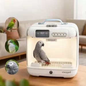 육추기 앵무새 이동장 가습 보온 온도조절 탈취기능 충전식 산책 병아리 이동가방
