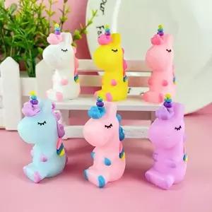 컬러풀 귀여운 유니콘 가방키링 인형키링 커플키링 (KYR-WFG1LY7)