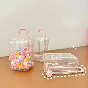 미니 캐리어 보관함 케이스 키링 스티커 틴케이스 (KYR-WFGYAO3)