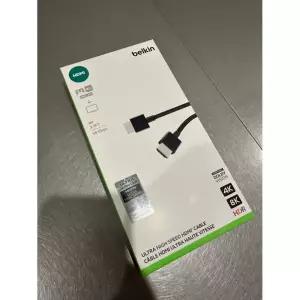 [벨킨] 울트라 HD 고속 HDMI 2.1 케이블 1M (4K/120Hz, 8K/60Hz, HDR, VRR) AV10176bt1M