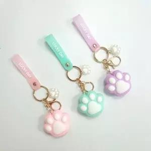 (가디언블루) 귀염둥이 젤리 고양이키링 가방고리 (KYR-WB6CCC2)