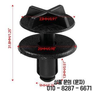 랜드 로버 레인지 디스커버리 스포츠 Evoque OE 용 10Pcs 나일론 배터리 및 카울 패널 클립 패스너 # LR 02