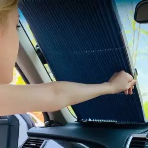 부착 블라인드 앞좌석 썬블록 앞유리 선바이저 가리개