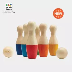 어린이 유아 볼링 공 세트 장난감 원목 남아 선물