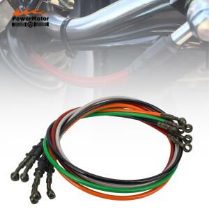 바이크 오토바이 브레이크 클러치 오일 호스 케이블 액세서리 80cm 100cm 레이싱 먼지 핏 자전거 부품