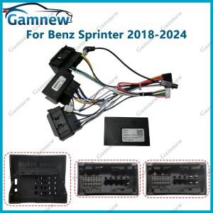 메르세데스 호환-벤츠 호환 스프린터 -2024용 카 라디오 케이블 액세서리 안드로이드 헤드 유닛 전원 와이