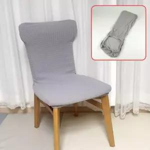 [골드스마일]의자천갈이 식탁의자 천갈이 커버 연그레이 리폼