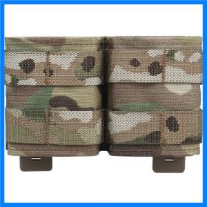 5.56 더블 매거진 파우치 KYWI 웨지 인서트 M4 AR15 용 MOLLE Shorty Mag Bag Maclice Clip이있는 Airsoft