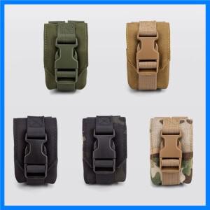 전술 수류탄 파우치 Molle 단일 폭탄 수류탄 파우치 나일론 EDC 도구 가방 Airsoft Paintball Combat Gear
