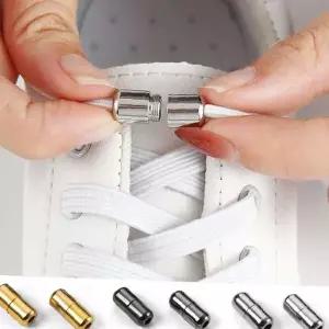 운동화 신발 끈 고정 클립 캡슐형 매듭 없는 조절 장치 세트 간편 착용 정리 도구