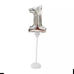 생일 은박풍선 숫자 미니 1번 백일