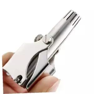 스테인리스 코털정리기 귀털 눈썹 수동 휴대용 그루밍 위생 미용 도구 남성 여성