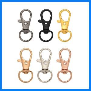 10/20Pcs 회전 랍스터 걸쇠 후크 키 체인 분할 키 링 커넥터 가방 벨트 개 체인 DIY 쥬얼리 결과 만들기