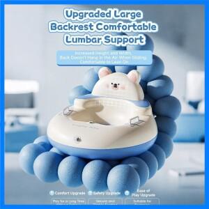 손잡이가 있는 두꺼운 고강도 하드 바닥 눈썰매 야외용 원형 두꺼운 풍선 스키 보드(워터 튜브 포함) 1개