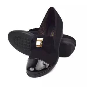 미들굽 웨지통굽 슈즈 여성구두 데일리 키높이로퍼 WFKW223