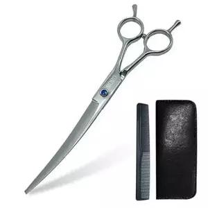 강아지 반려동물 미용 가위 애견 펫 미용 가위 커브 손질