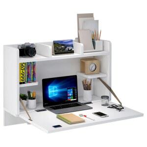 침대책상 노트북책상 침대선반 접이식 책상겸테이블 세트 폴딩 무타공 타공보드 원형