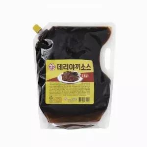 오뚜기 데리야키 소스 2kg 먹거리 요리 식자재 오뚜기 데리야키 소스 2kg