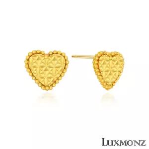 [NEW] 룩스몬즈 24K 컷팅하트 귀걸이 +(방송) 24K 금박유니콘 키링+ 14K금볼 진주 세트+(리뷰)소장용골드