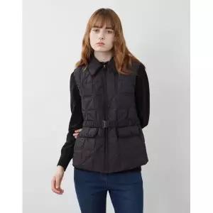 [하프클럽/올리비아로렌]벨티드 퀼팅 베스트_VOBKA3W9141