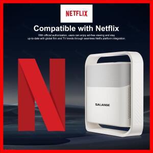 공식 넷플릭스 인증 1080P 프로젝터 안드로이드 오토 포커스 BT5.4 WIFI6 초슬림 RGB 앰비언트 라이트 하이