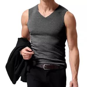 남자 겨울 이너웨어 패션 보온 런닝 메리야스 난닝구 남성런닝 기모나시